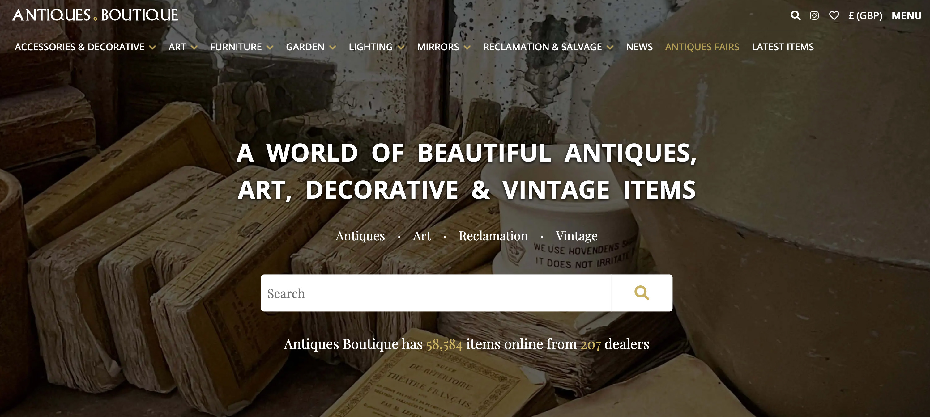 Antiques Boutique launches