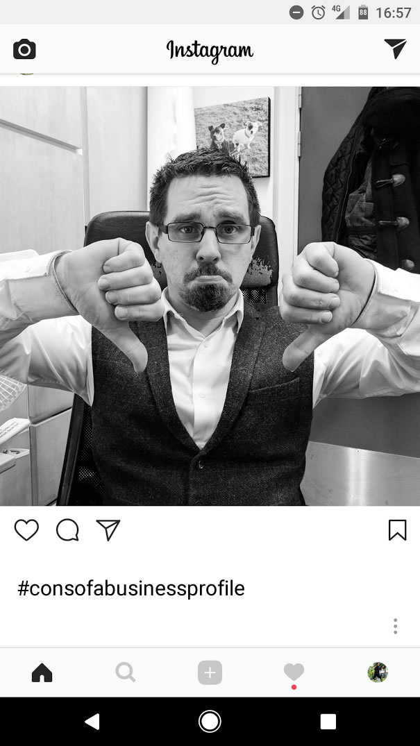 Instagram cons