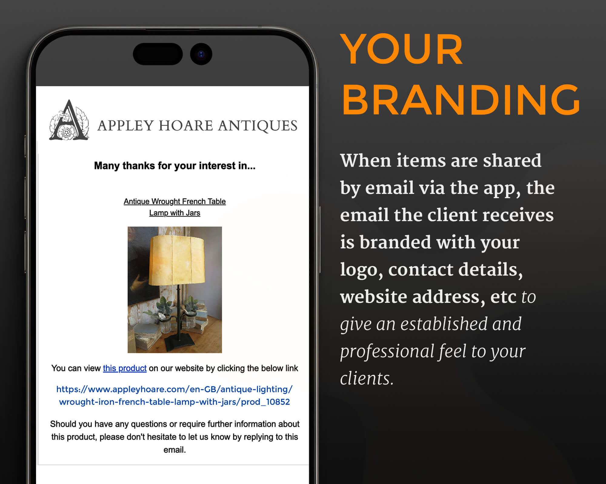 Your branding