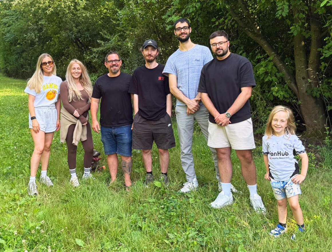 ph9 team walk in the woods