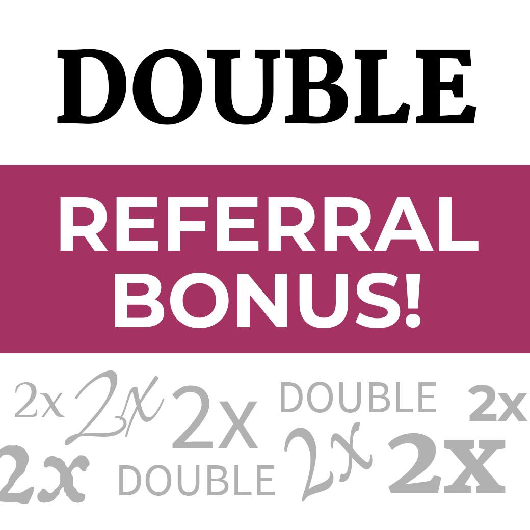 Double referral bonus (September and October 2025) !